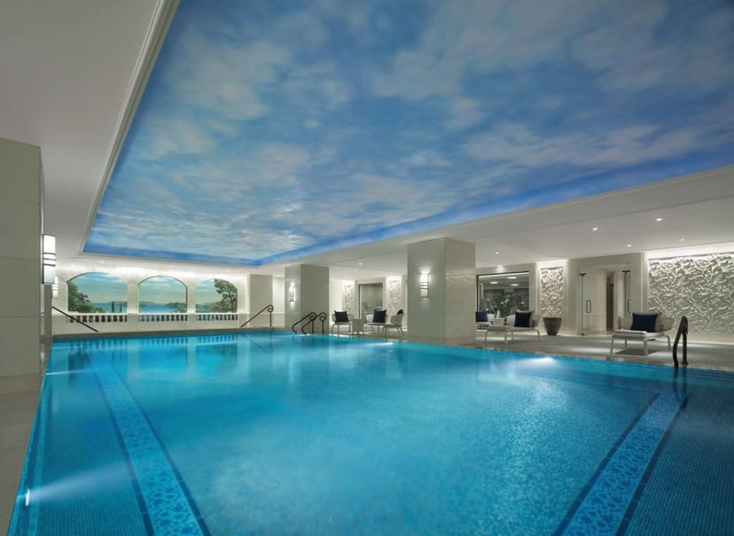 Luxury indoor pool at Shangri-La Bosphorus, Istanbul for corporate incentive retreats and events.