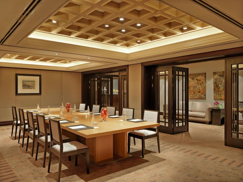 Executive boardroom at Istanbul Expo Center for high-stakes business meetings and networking events.