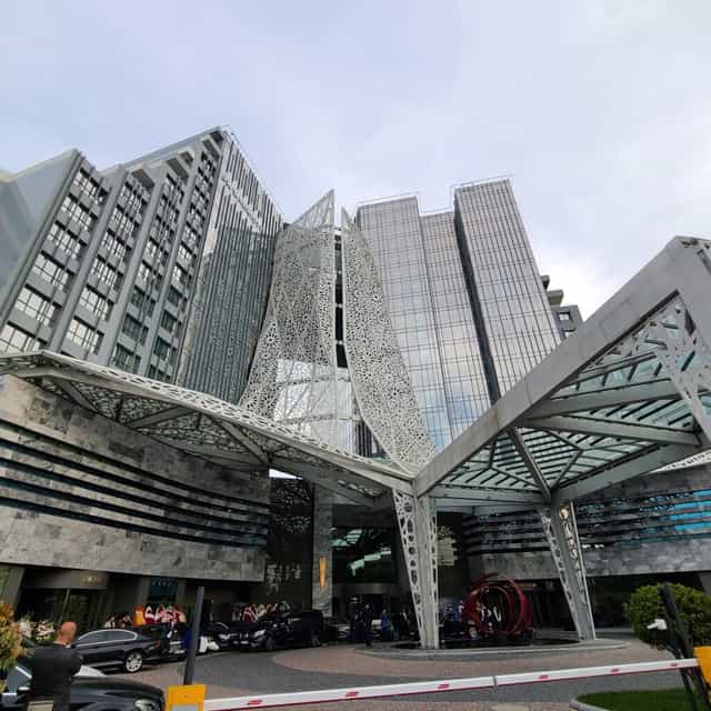 Ceres Restaurant at JW Marriott Istanbul: Luxury venue facade for corporate summits and events.