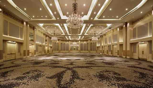 Conrad Panoramic Terrace ballroom for gala dinners and weddings with high ceilings.