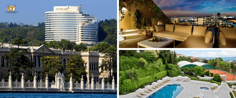Luxury spa and health club terrace for executive retreats and corporate incentive events.