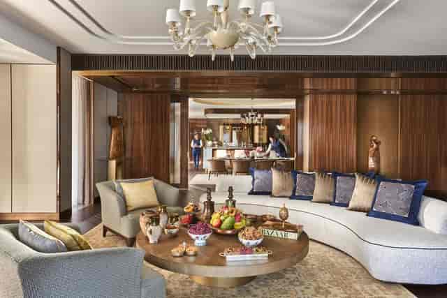 Pearl Bosphorus suite, elegant VIP meeting lounge for executive board discussions and events.