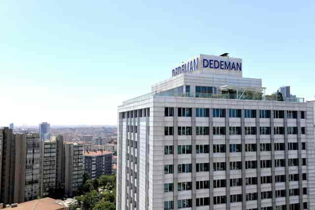 Ballroom foyer at Dedeman Istanbul for corporate events and professional business conferences.
