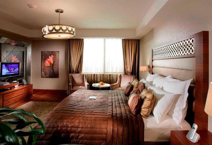 Luxury Istanbul Marriott Hotel Asia suite for VIP speakers and corporate event accommodation.