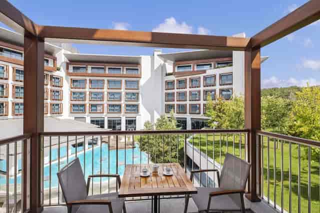 Conference room with private balcony at Radisson Blu Istanbul, ideal for corporate incentive events.
