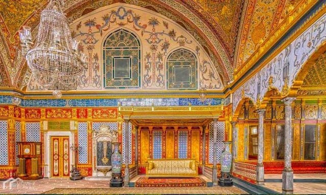 Topkapı Palace Museum venue with ornate architecture for an exclusive gala or VIP reception.
