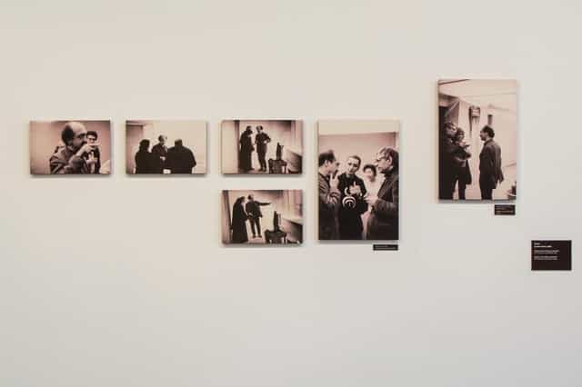 FORUM Salt Beyoğlu: exhibition wall documenting networking sessions, event breakout photography.