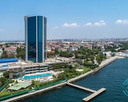 Renaissance Polat Istanbul waterfront hotel tower for corporate events and incentive travel.