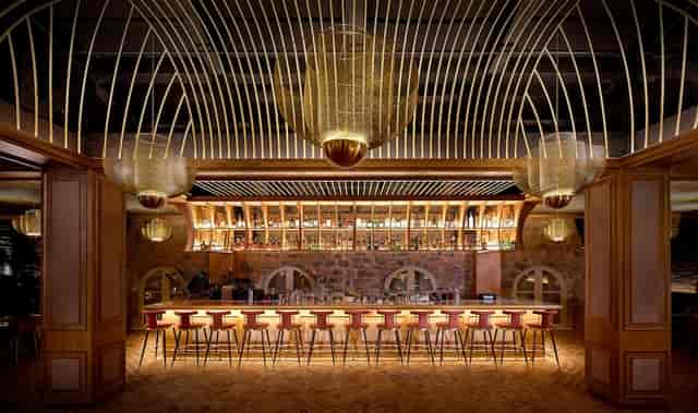 Ballroom at Six Senses Kocatas Mansions, high-end venue for brand launches and cocktail events.