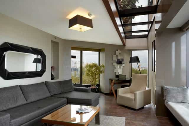VIP executive suite at Gezi Hotel Bosphorus with lounge setup for corporate meetings and events.