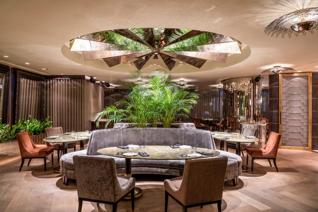 Private dining room at Raffles Istanbul for exclusive VIP client dinners and strategy sessions.