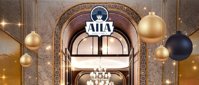 Art Deco entrance at Aila Restaurant, luxury gala and corporate soirée venue.