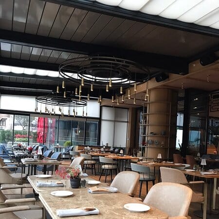 The Oven Brasserie industrial-chic venue for corporate luncheons and networking receptions.