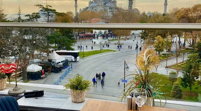 Open-air terrace