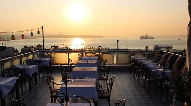 Open-air terrace