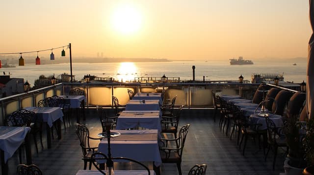 Open-air terrace