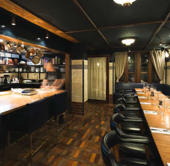 Private dining room at Hawksmoor Dublin for VIP dinners and corporate team-building workshops.