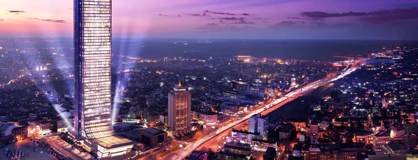 Sapphire Skydeck venue with iconic architecture for corporate galas and premium evening receptions.