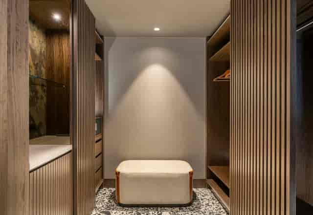 VIP green room at Mövenpick Hotel Istanbul featuring custom millwork for keynote speaker events.