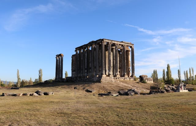 Zeus at World Trade Center Istanbul: open-air event venue for historical branding and conferences.