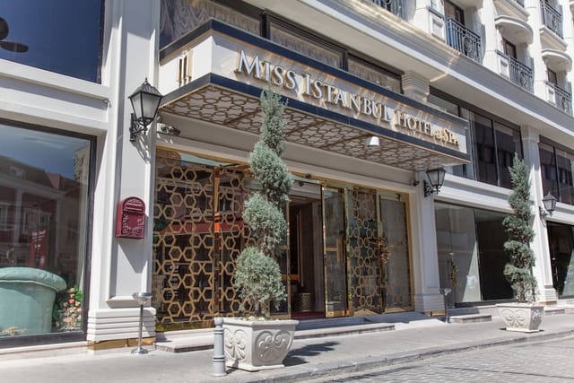 Luxury hotel spa entrance for incentive trips and intimate corporate boardroom meetings.