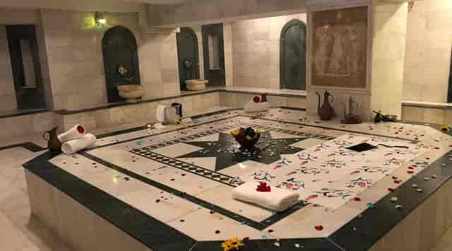 Luxury Turkish hammam at Legacy Ottoman Hotel for corporate wellness and incentive travel.