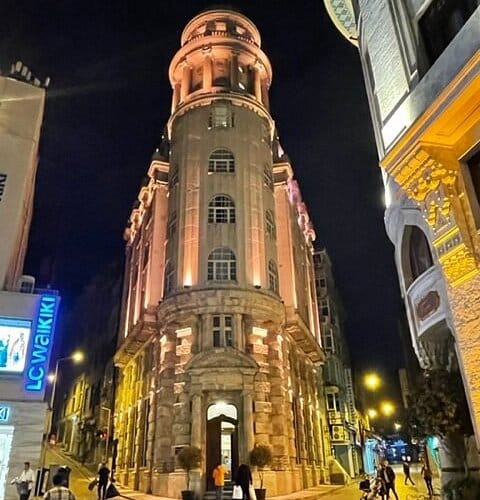 Orientbank Hotel Istanbul historic boutique suite for corporate retreats and product launches.
