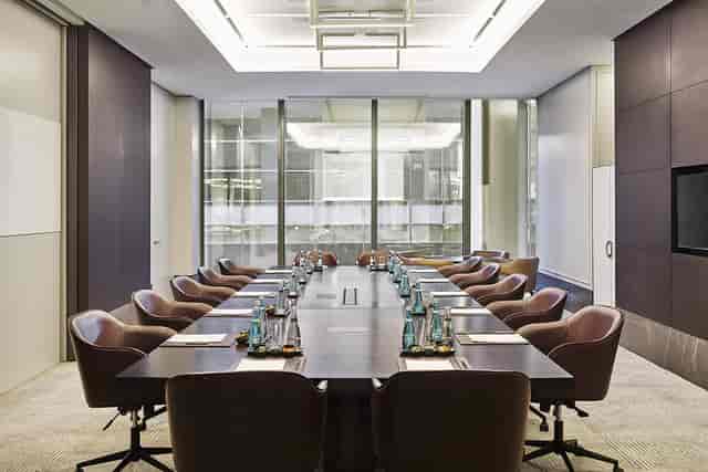 Modern executive boardroom in Istinye Campus for professional meetings and strategic planning.