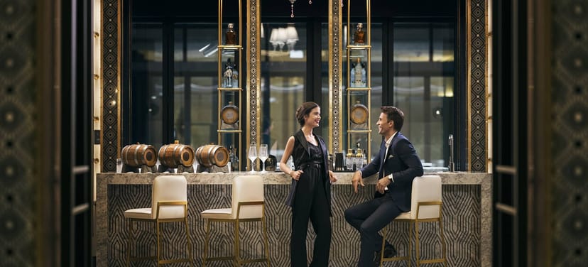 Luxury Demlique restaurant for high-end networking reception and VIP hospitality event.