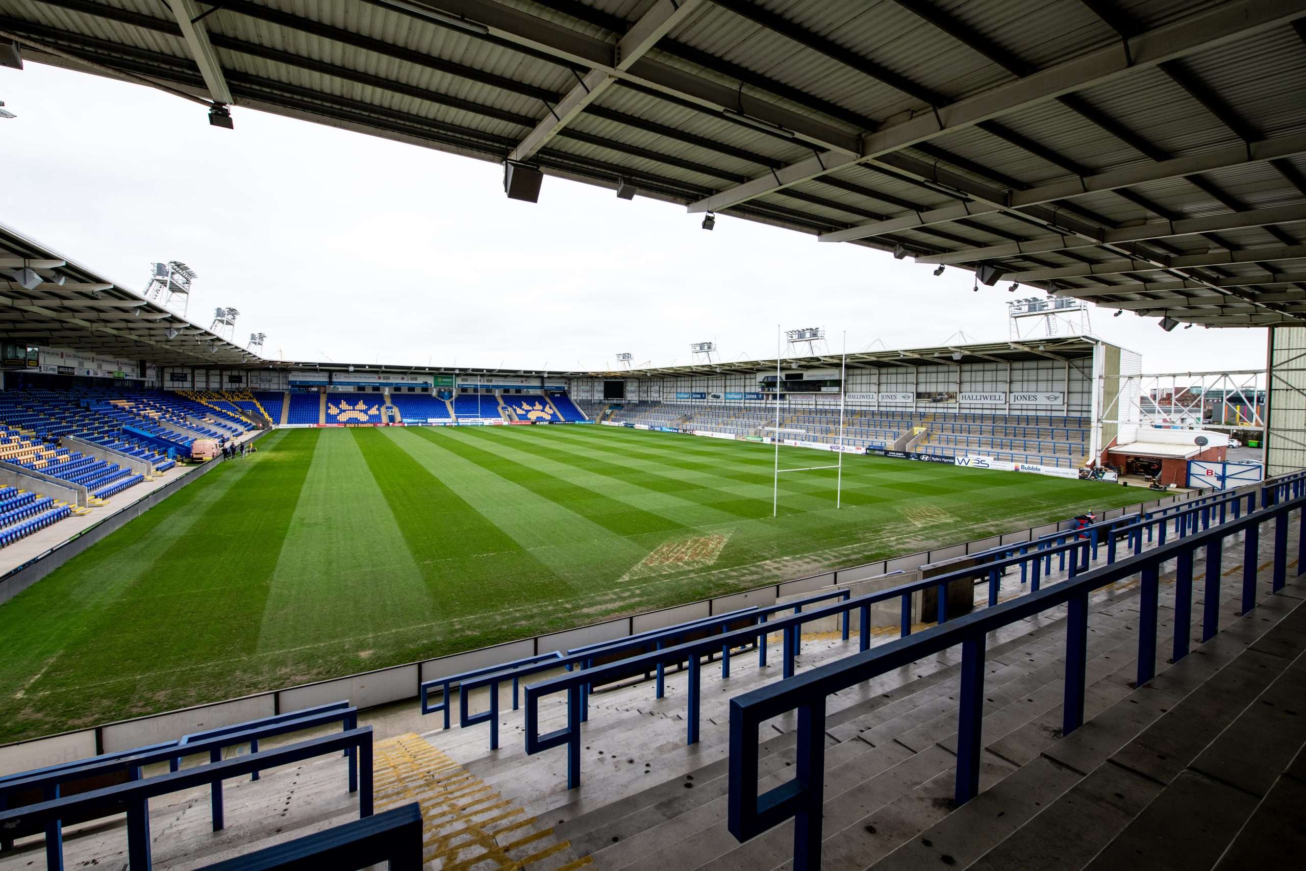 Halliwell Jones Stadium concourse: flexible outdoor venue space for festivals and large events.