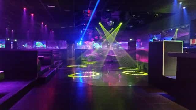 Le Privé nightclub main room with dance floor, perfect for social events and after-parties.