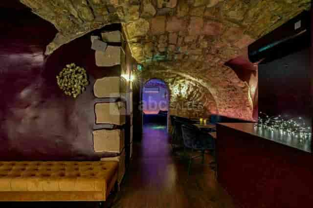 Maison Faust vaulted stone banquet hall for exclusive VIP events and cocktail receptions.