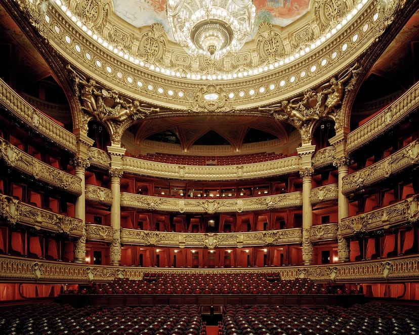 Opéra national de Paris auditorium featuring historic architecture for gala and keynote events.