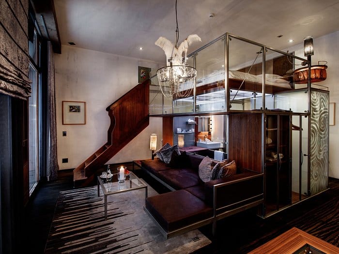 VIP suite at The Loft featuring multi-level design for executive breakout and speaker hosting.