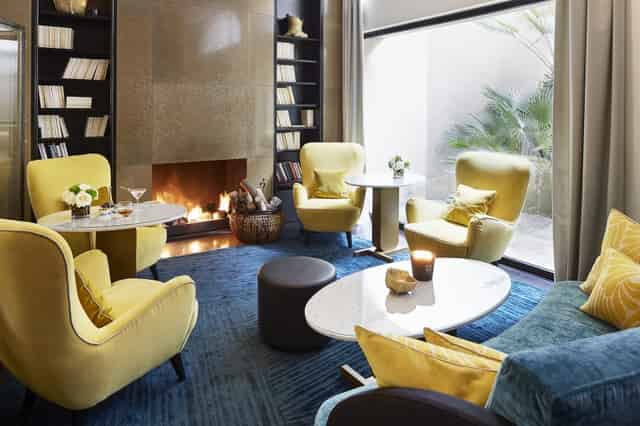 Fireplace corner