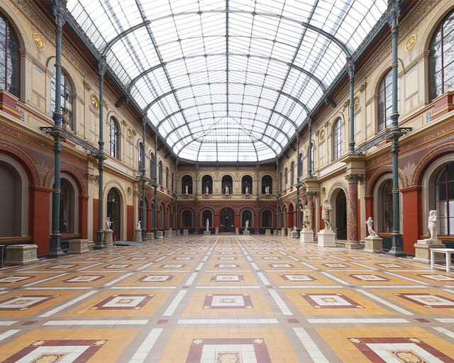 Cour vitrée