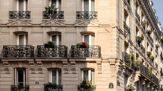 Grand Pigalle Hotel, Haussmann-style architecture for executive retreats and luxury site inspections.