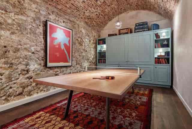 L'Appartement at The Hoxton Paris, a rustic-modern creative breakout space for corporate events.