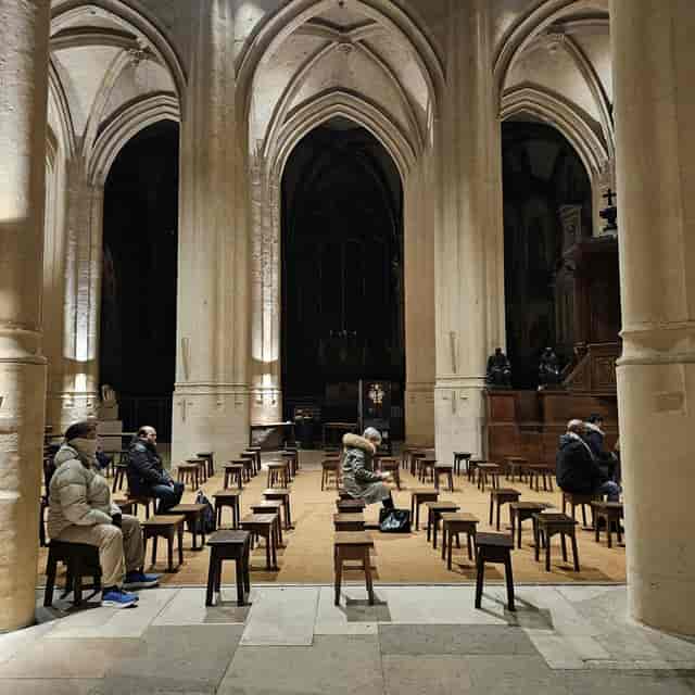 Historic Wilde Le Lieu venue with high ceilings for atmospheric corporate events or weddings.