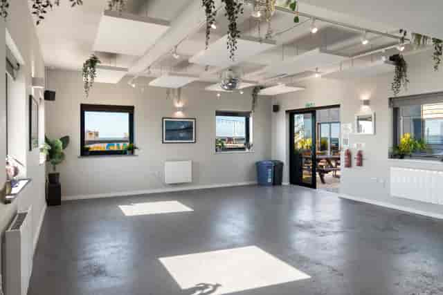 The Clubhouse Brighton: Industrial event space for creative workshops and networking mixers.