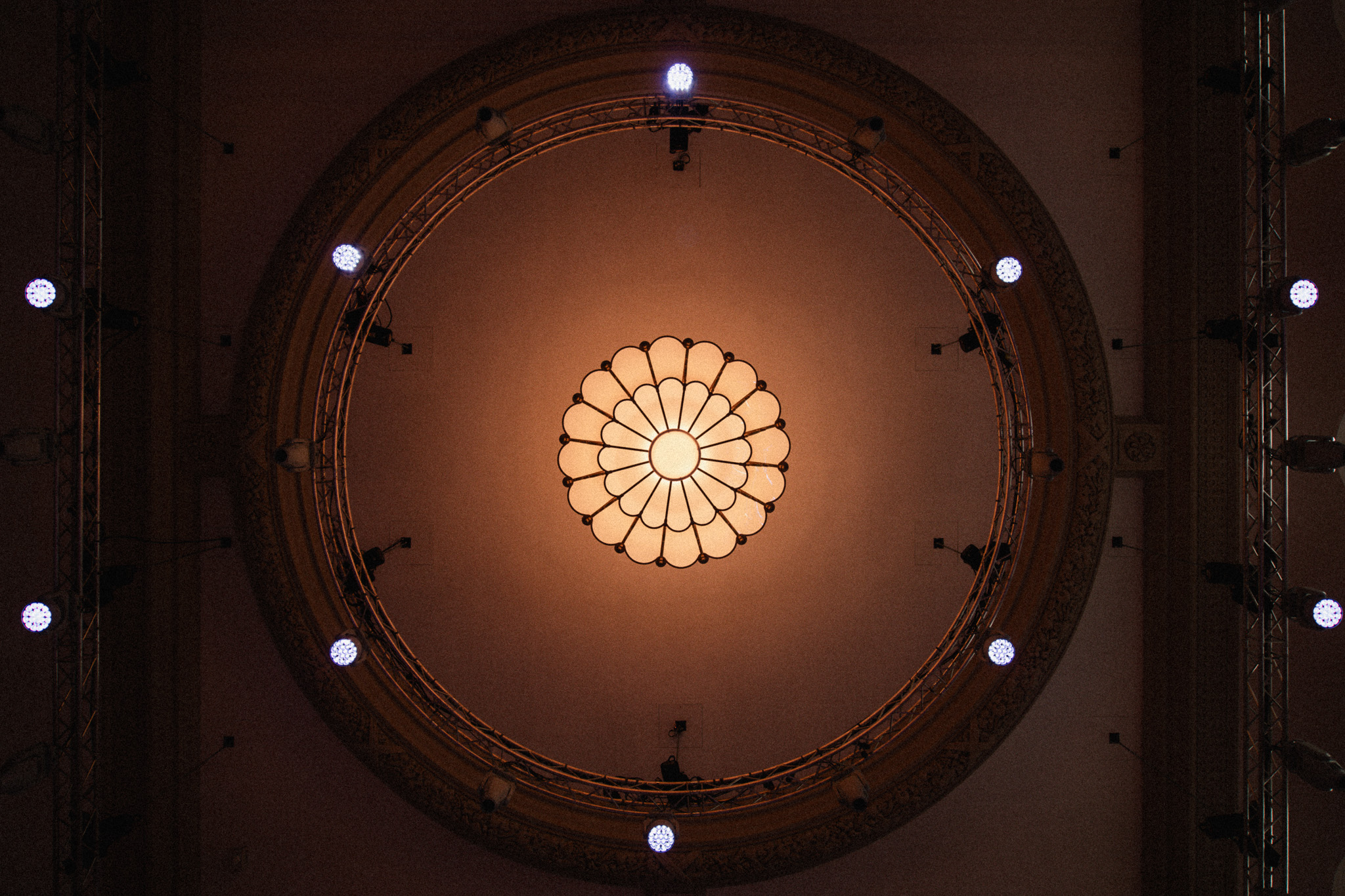 Vision Hall venue ceiling lighting award ceremony - Banner