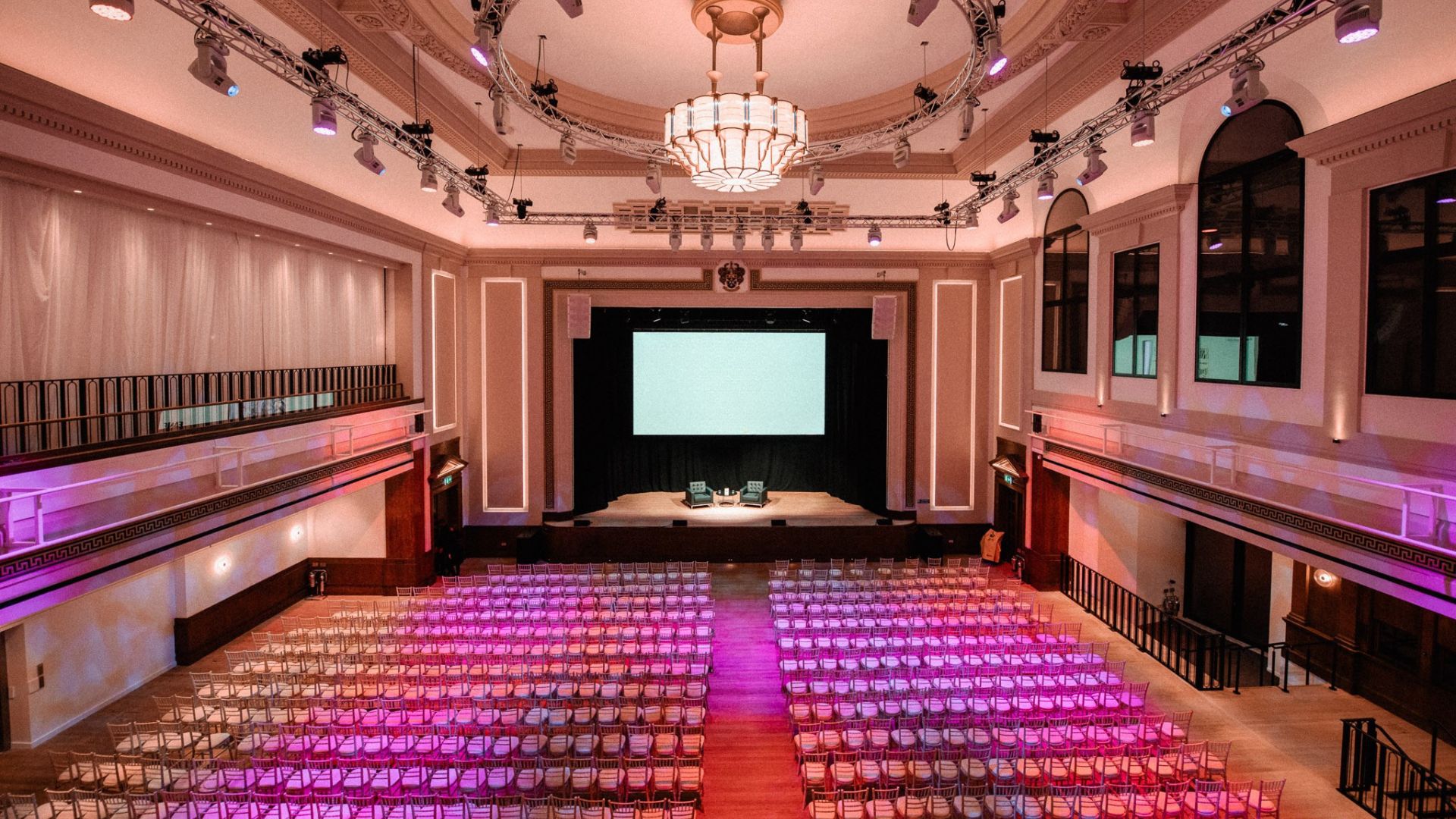 Vision Hall auditorium event venue - Banner