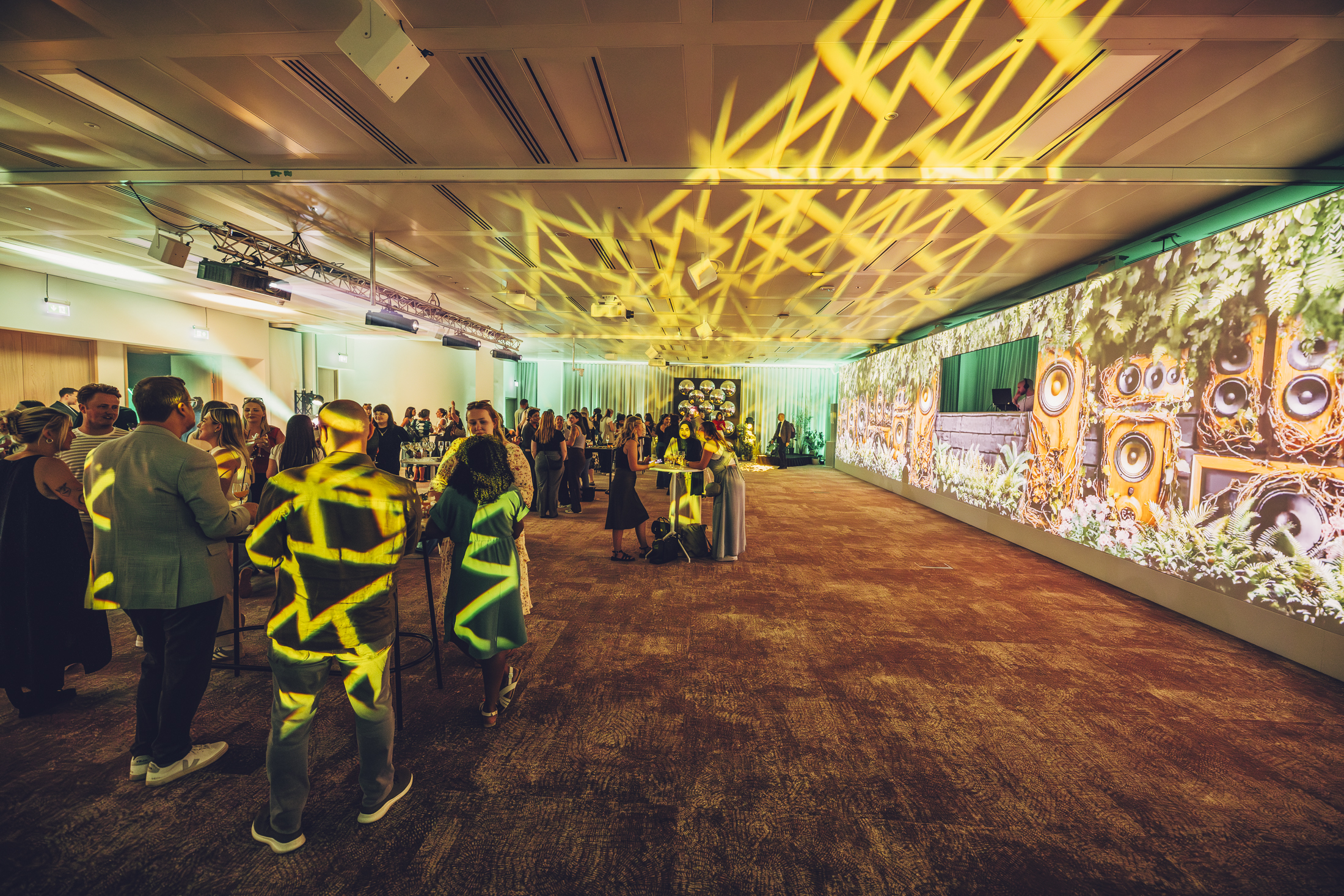 HighWalk Forum projection mapping event cocktail reception gala - Banner