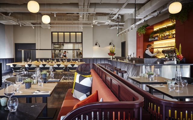 Speranza at The Mont: Modern restaurant venue for corporate dinners and team networking events.