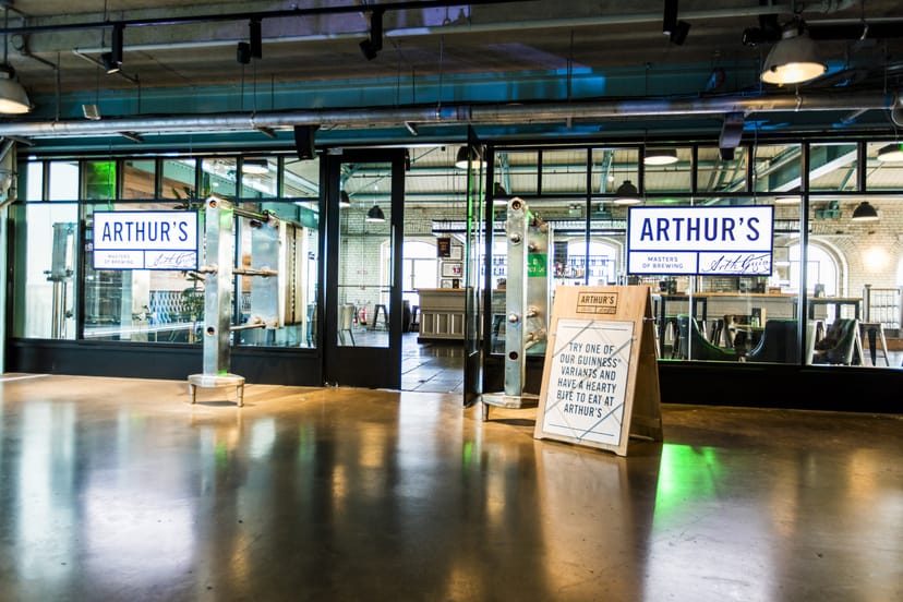 Modern event space at Arthurs Bar, Guinness Storehouse, ideal for meetings and gatherings.
