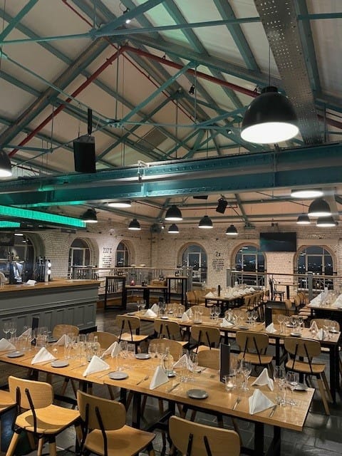 Stylish event space at Arthurs Bar, ideal for corporate gatherings and private events.