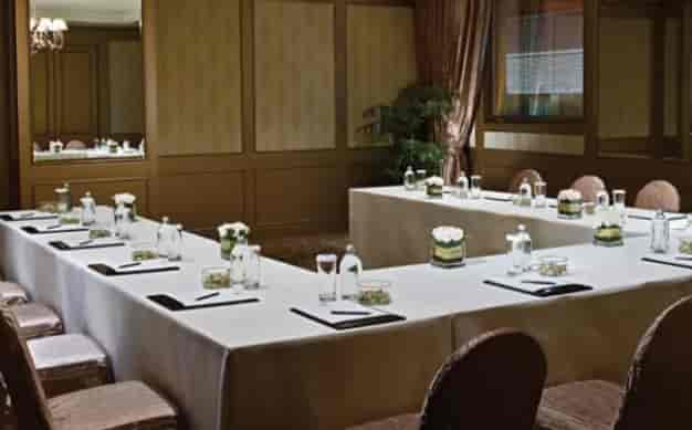 Elegant meeting room at The Mayfair, Langham London, ideal for professional events.