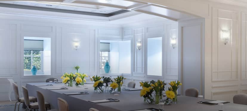 Boardroom at Four Seasons Istanbul, elegant executive meeting and strategy session venue.