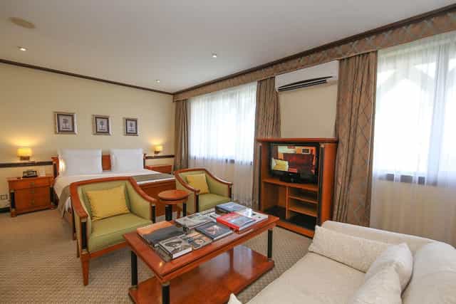 Dar Es Salaam Serena Hotel suite featuring a spacious layout for VIP stays and corporate meetings.