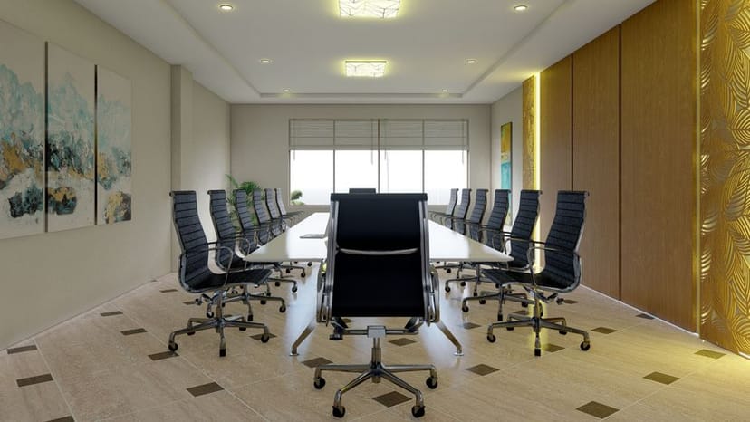 Modern boardroom at Delta Hotels Dar es Salaam for executive meetings and corporate presentations.